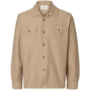 Selected Slholiver Sweat Overshirt Noos M Beige M Selected Slholiver Sweat Overshirt Noos M Beige M