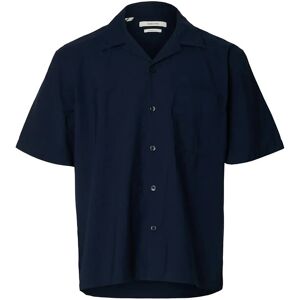 Selected Slhrlxotis Light Cotton Blend Ss Shirt XL Navy XL Selected Slhrlxotis Light Cotton Blend Ss Shirt XL Navy XL