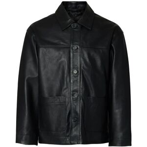 Selected Slhcarl Leather Jkt L Black L Selected Slhcarl Leather Jkt L Black L
