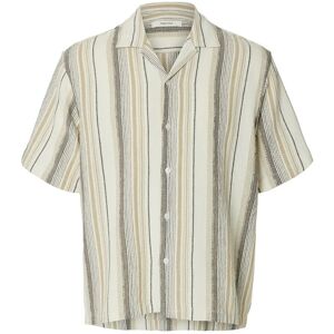 Selected Slhrlxcal Ss Shirt Resort XXL Cream XXL Selected Slhrlxcal Ss Shirt Resort XXL Cream XXL