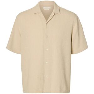 Selected Slhrlxcal Ss Shirt Resort M Cream M Selected Slhrlxcal Ss Shirt Resort M Cream M