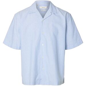 Selected Slhrlxoxford Ss Shirt Resort L Blue L Selected Slhrlxoxford Ss Shirt Resort L Blue L