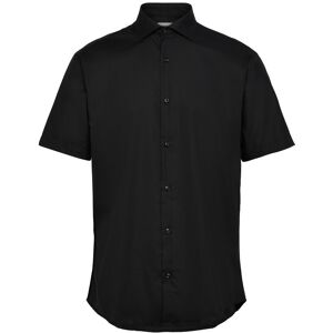 Seven Seas Fine Twill Modern S/S S Black S Seven Seas Fine Twill Modern S/S S Black S
