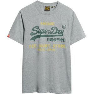Superdry Vl Classic Relaxed Tee M Grey M Superdry Vl Classic Relaxed Tee M Grey M