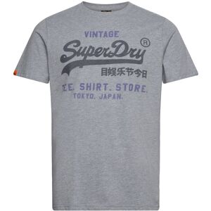 Superdry Vl Heritage Relaxed Tee L Grey L Superdry Vl Heritage Relaxed Tee L Grey L