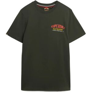 Superdry Mountain Relaxed Tee S Green S Superdry Mountain Relaxed Tee S Green S
