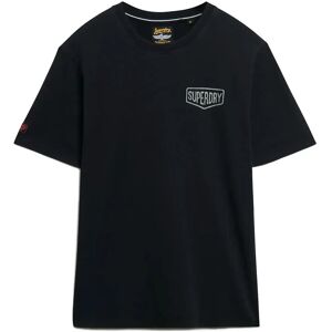 Superdry Work Tab Loose Tee S Black S Superdry Work Tab Loose Tee S Black S