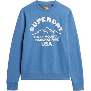 Superdry Lo-Fi Outdoors Graphic Crew M Blue M Superdry Lo-Fi Outdoors Graphic Crew M Blue M