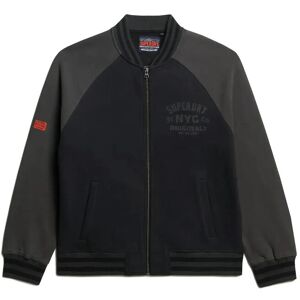 Superdry College Graphic Jersey Bomber M Black M Superdry College Graphic Jersey Bomber M Black M
