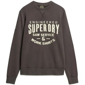 Superdry Workwear Applique Sweatshirt M Grey M Superdry Workwear Applique Sweatshirt M Grey M