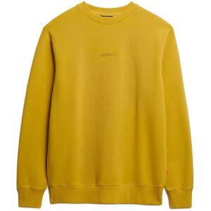 Superdry Micro Logo Crew M Yellow M Superdry Micro Logo Crew M Yellow M