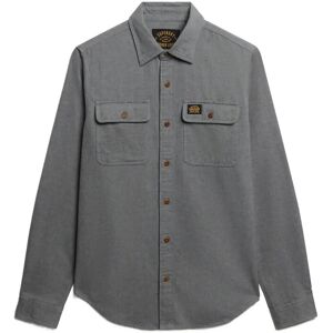 Superdry Flannel Workwear Shirt S Grey S Superdry Flannel Workwear Shirt S Grey S