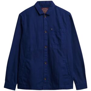 Superdry Merchant Linen Blend Overshirt M Navy M Superdry Merchant Linen Blend Overshirt M Navy M