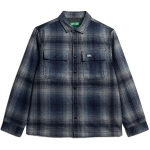 Superdry Wool Miller Overshirt XXXL Blue XXXL Superdry Wool Miller Overshirt XXXL Blue XXXL