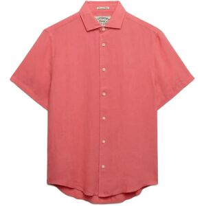 Superdry Riviera S/S Linen Shirt XXXL Coral XXXL Superdry Riviera S/S Linen Shirt XXXL Coral XXXL