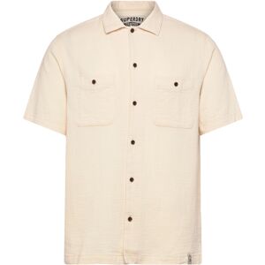 Superdry Merchant Textured S/S Shirt XXL Beige XXL Superdry Merchant Textured S/S Shirt XXL Beige XXL