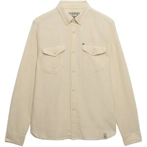 Superdry Merchant Lite L/S Shirt XXXL Beige XXXL Superdry Merchant Lite L/S Shirt XXXL Beige XXXL