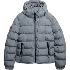 Superdry Hooded Sports Puffer Jacket M Grey M Superdry Hooded Sports Puffer Jacket M Grey M