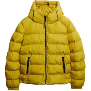 Superdry Hooded Sports Puffer Jacket M Yellow M Superdry Hooded Sports Puffer Jacket M Yellow M