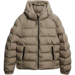 Superdry Hooded Sports Puffer Jacket XL Beige XL Superdry Hooded Sports Puffer Jacket XL Beige XL