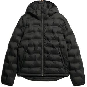 Superdry Hooded Quilted Puffer Coat S Black S Superdry Hooded Quilted Puffer Coat S Black S