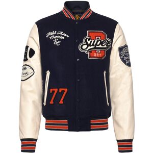 Superdry College Patched Varsity Jkt XXL Navy XXL Superdry College Patched Varsity Jkt XXL Navy XXL