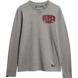 Superdry Vintage Athletic Chest Ls Tee M Grey M Superdry Vintage Athletic Chest Ls Tee M Grey M