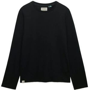 Superdry Classic Cotton Linen Ls Top M Black M Superdry Classic Cotton Linen Ls Top M Black M