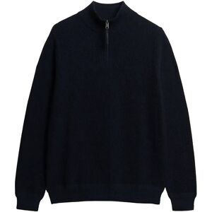Superdry Lw Cotton Texture Half Zip M Navy M Superdry Lw Cotton Texture Half Zip M Navy M