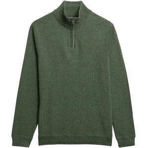 Superdry Lw Cotton Texture Half Zip S Green S Superdry Lw Cotton Texture Half Zip S Green S