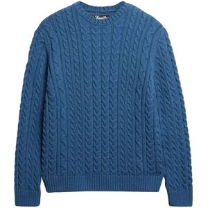 Superdry Jacob Cable Jumper XXL Blue XXL Superdry Jacob Cable Jumper XXL Blue XXL