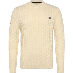 Superdry Cotton Cable Knit Crew M Cream M Superdry Cotton Cable Knit Crew M Cream M
