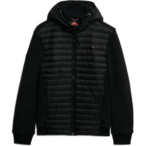 Superdry Sport Hood Storm Fleece Hybrid Jkt XL Black XL Superdry Sport Hood Storm Fleece Hybrid Jkt XL Black XL