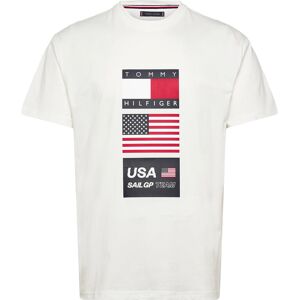 Tommy Hilfiger Us Sailgp Sailing Flag Tee L Cream L Tommy Hilfiger Us Sailgp Sailing Flag Tee L Cream L