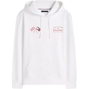 Tommy Hilfiger Th X Cf1 Varsity Graphic Hoodie XS White XS Tommy Hilfiger Th X Cf1 Varsity Graphic Hoodie XS White XS