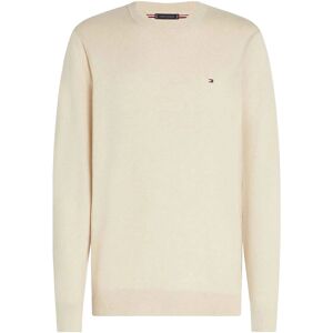 Tommy Hilfiger Pima Org Ctn Cashmere Crew Neck XXXL Cream XXXL Tommy Hilfiger Pima Org Ctn Cashmere Crew Neck XXXL Cream XXXL