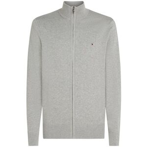 Tommy Hilfiger Pima Org Ctn Cashmere Zip Thru XXL Grey XXL Tommy Hilfiger Pima Org Ctn Cashmere Zip Thru XXL Grey XXL