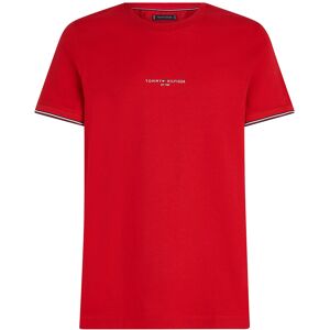 Tommy Hilfiger Tommy Logo Tipped Tee M Red M Tommy Hilfiger Tommy Logo Tipped Tee M Red M