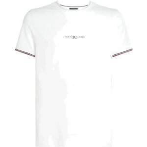 Tommy Hilfiger Tommy Logo Tipped Tee XXL White XXL Tommy Hilfiger Tommy Logo Tipped Tee XXL White XXL