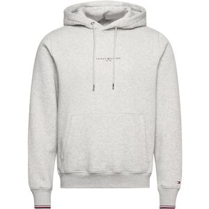 Tommy Hilfiger Tommy Logo Tipped Hoody XS Grey XS Tommy Hilfiger Tommy Logo Tipped Hoody XS Grey XS