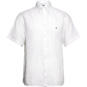 Tommy Hilfiger Pigment Dyed Linen Rf Shirt S/S XL White XL Tommy Hilfiger Pigment Dyed Linen Rf Shirt S/S XL White XL