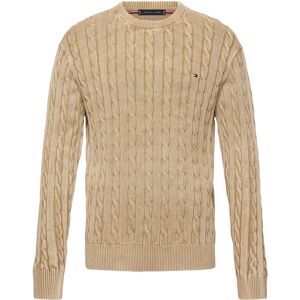 Tommy Hilfiger Classic Cable Gmd C Nk XXXL Beige XXXL Tommy Hilfiger Classic Cable Gmd C Nk XXXL Beige XXXL