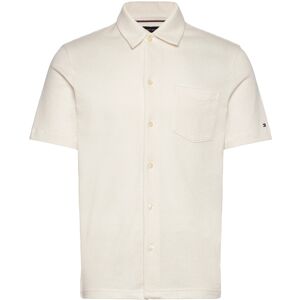 Tommy Hilfiger Open Knit Full Placket Reg Polo S Cream S Tommy Hilfiger Open Knit Full Placket Reg Polo S Cream S