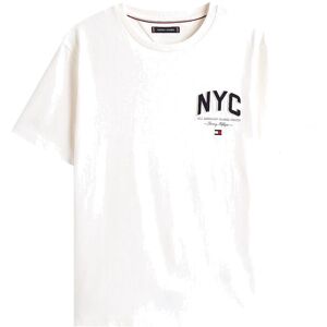 Tommy Hilfiger Hilfiger Script Nyc Tee S White S Tommy Hilfiger Hilfiger Script Nyc Tee S White S