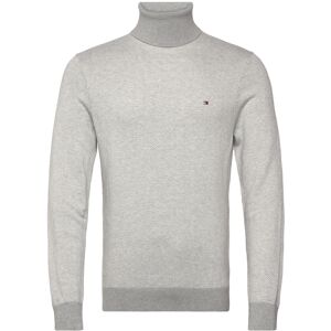 Tommy Hilfiger Pima Ctn Cash Herringbone Roll XS Grey XS Tommy Hilfiger Pima Ctn Cash Herringbone Roll XS Grey XS