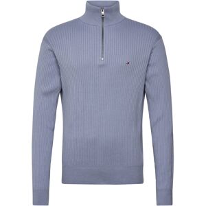 Tommy Hilfiger Pima Ctn Cash Structure Zip Mock XS Blue XS Tommy Hilfiger Pima Ctn Cash Structure Zip Mock XS Blue XS