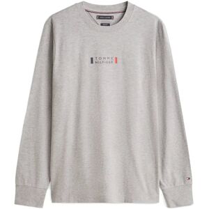 Tommy Hilfiger Brand Love Ls Tee L Grey L Tommy Hilfiger Brand Love Ls Tee L Grey L