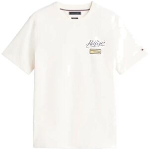 Tommy Hilfiger Modern Ath Graphic Badge Tee L Cream L Tommy Hilfiger Modern Ath Graphic Badge Tee L Cream L