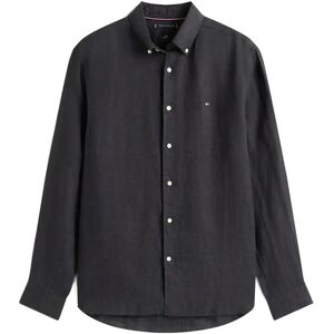 Tommy Hilfiger Pigment Dyed Li Solid Rf Shirt M Black M Tommy Hilfiger Pigment Dyed Li Solid Rf Shirt M Black M