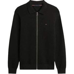 Tommy Hilfiger Seasonal Structure Zip Thru Polo XS Black XS Tommy Hilfiger Seasonal Structure Zip Thru Polo XS Black XS